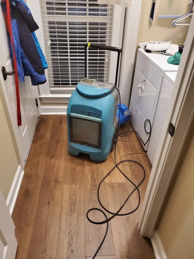 Commercial dehumidifier deployed for Flood Damage Cleanup in Menasha